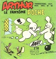 Scan de la couverture Arthur le Fantôme Justicier Poche du Dessinateur Jean Chakir